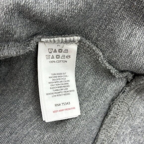 Tommy Bahama Pullover Sweatshirt Boys Size L Gray 1/4 Zip Long Sleeve Casual - Picture 5 of 5